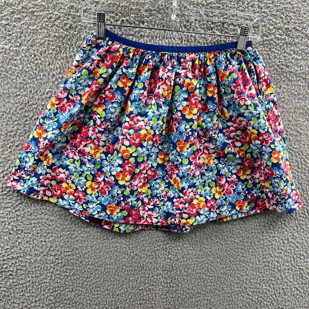 Polo Ralph Lauren Womens Mini Skirt XL Floral Indie Cottage Boho Preppy Festival